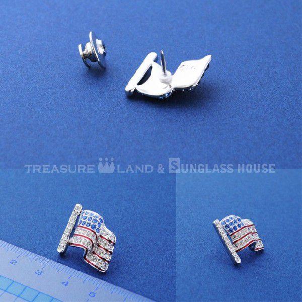 SWAROVSKI スワロフスキー ブローチ 992198 PIN GEAR TACK FLAG