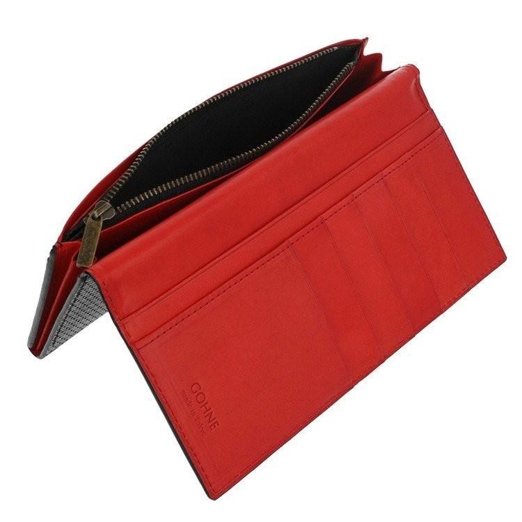 財布 長財布 メンズ 男性 日本製 革 本革 牛革 型押し イタリアン