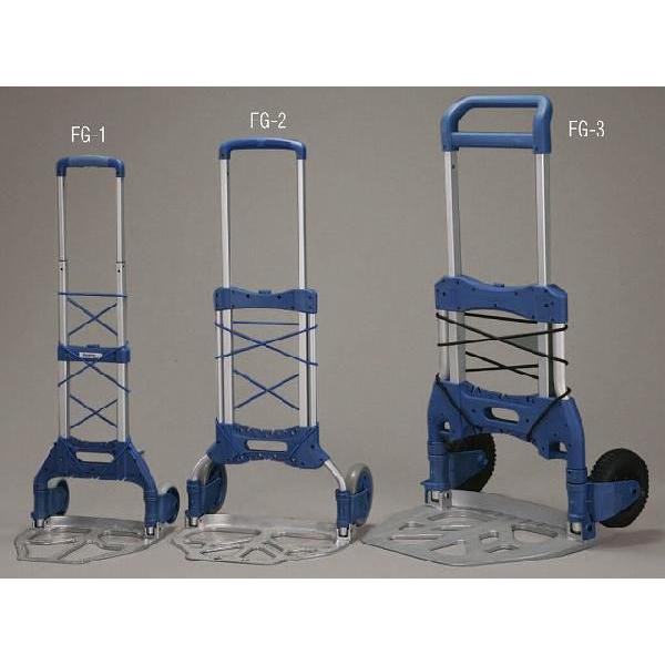 エスコ　EA520FG-2 488x1090mm/125kg ハンディーカート(アルミ製)