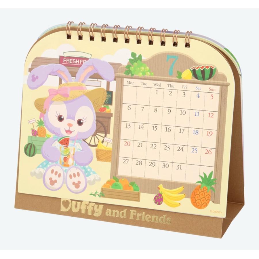 ダッフィー ＆フレンズ 2026 卓上カレンダー 東京ディズニーシー限定