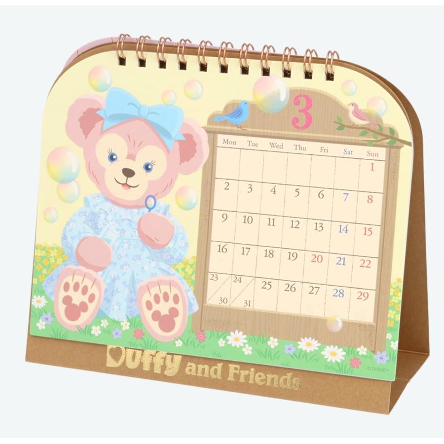 ダッフィー ＆フレンズ 2026 卓上カレンダー 東京ディズニーシー限定