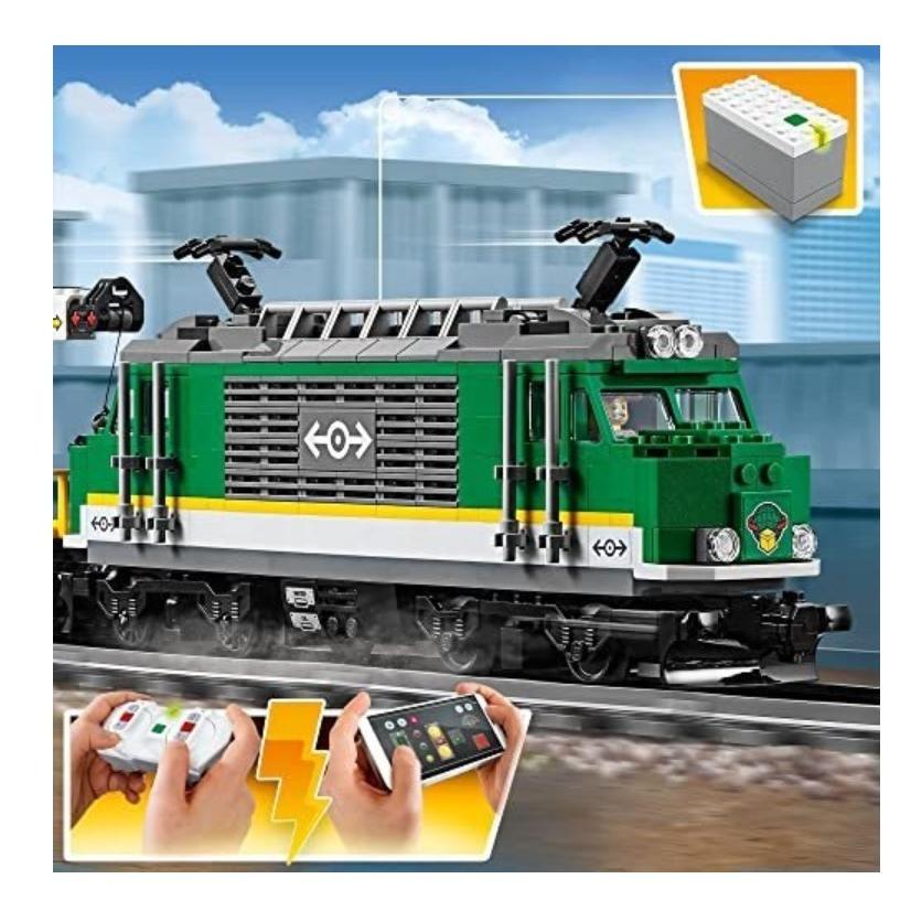 レゴ(LEGO)シティ 貨物列車 60198 おもちゃ 電車 訳アリ 箱に痛みあり 
