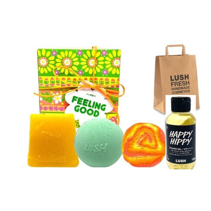 ラッシュ LUSH ギフトセット フィーリング グッド Feeling Good シャワージェル バスボム 石けん ソープ コスメ 化粧品