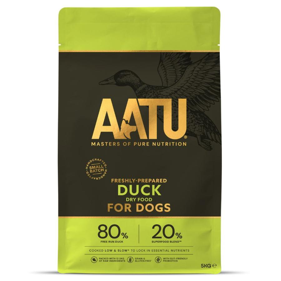 2個　AATU アートゥー　for DOG　ダックグレインフリー 5kg AATU アートゥー ダック ドライ ドッグフード 全犬種 成犬用 5kg