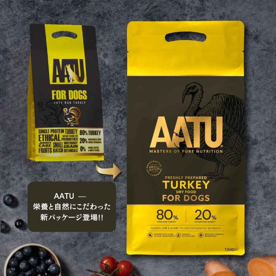 AATU アートゥー ターキー ドライ ドッグフード 全犬種 成犬用 10kg