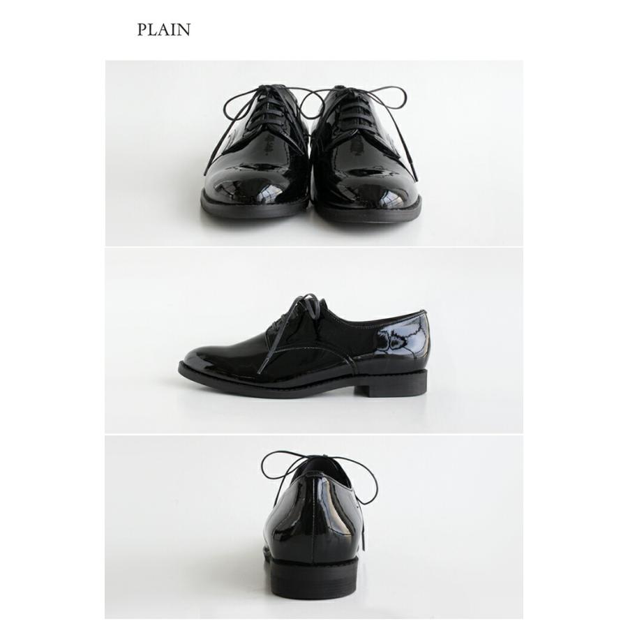 tre due nove ブラック レースアップシューズ エナメル tre due nove ブラック レースアップシューズ エナメル