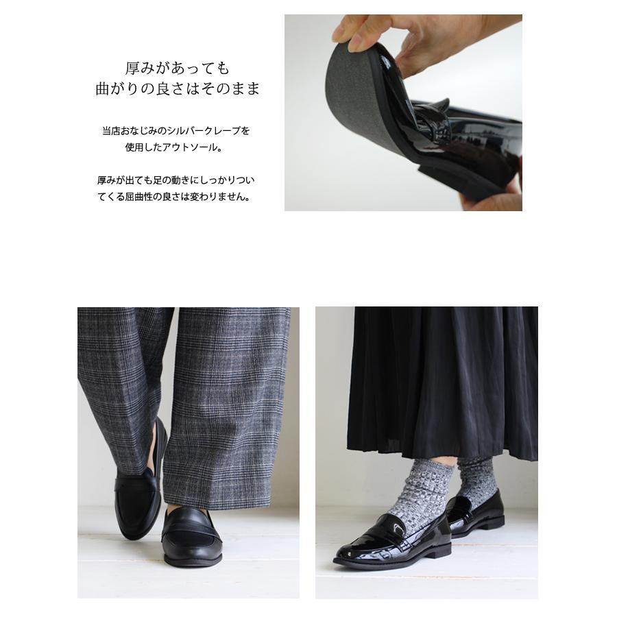 ローファー レディース パンプス ヒール 黒 痛くない 学生 ブラック