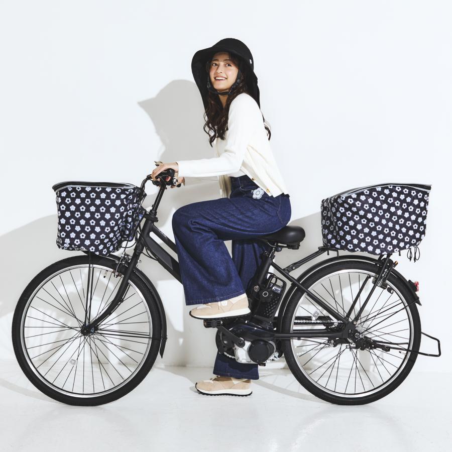 PIG] MARY QUANT デザイン BASKET COVER マリークワント 自転車用