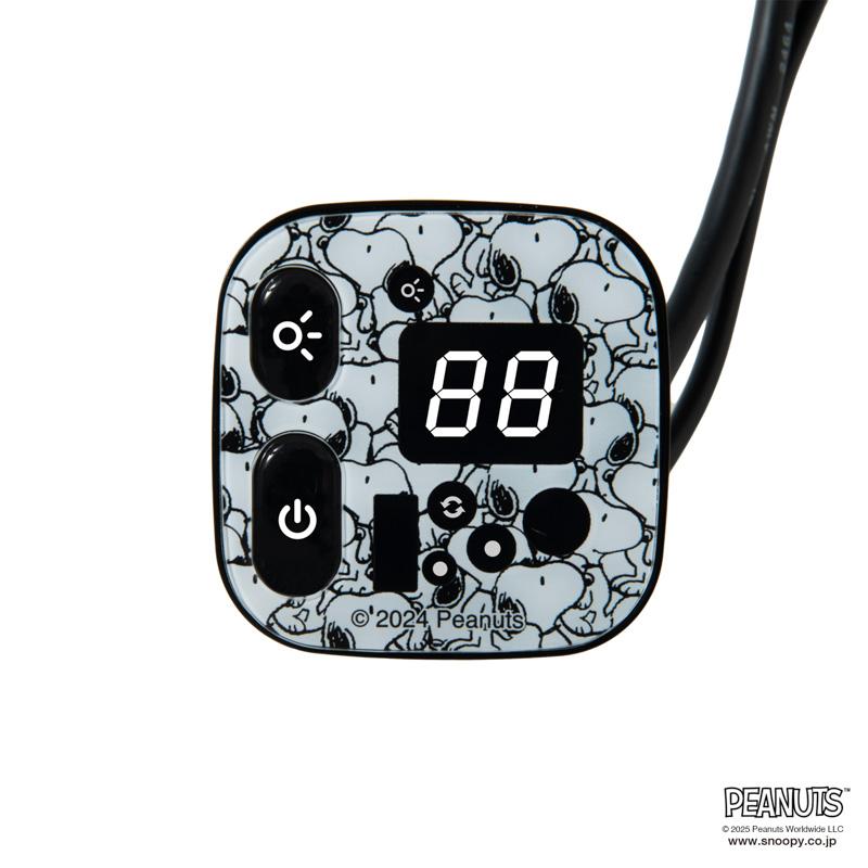 [PIG] PEANUTS デザイン E-BIKE SCREEN PROTECTOR 電動アシスト自転車操作パネル 保護ガラス / ブリヂストン対応（ピーナッツ/スヌーピー） | SNOOPY | 06