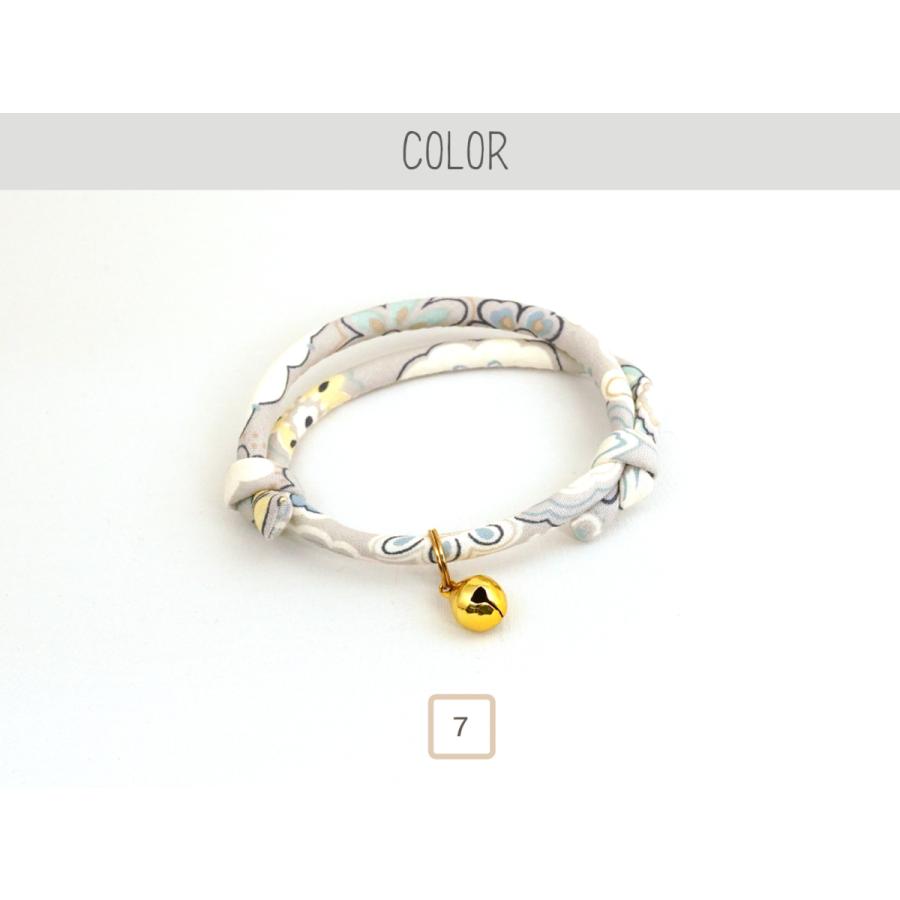 猫 首輪 おしゃれ かわいい (ガーデンひも猫首輪) 軽くて気にならないので首輪が苦手な猫ちゃんや子猫にもおすすめ |  | 07