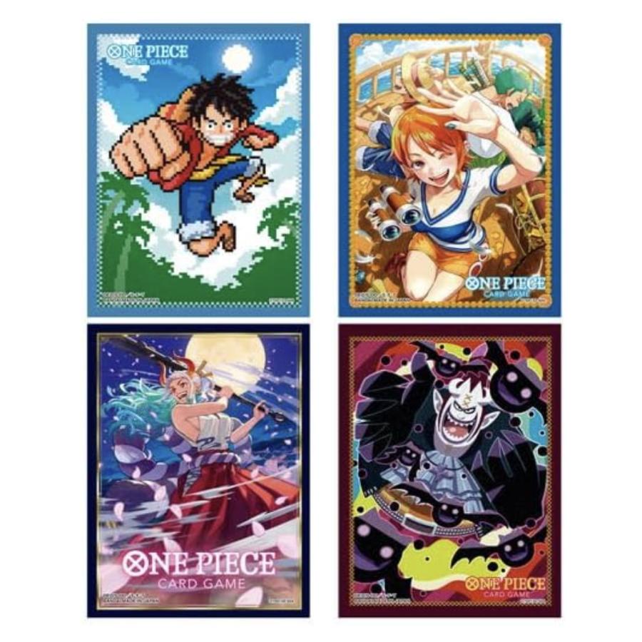 ワンピース カードゲーム スリーブセット ワンピース ONE PIECEカードゲー ム オフィシャルカードスリーブ8 4種