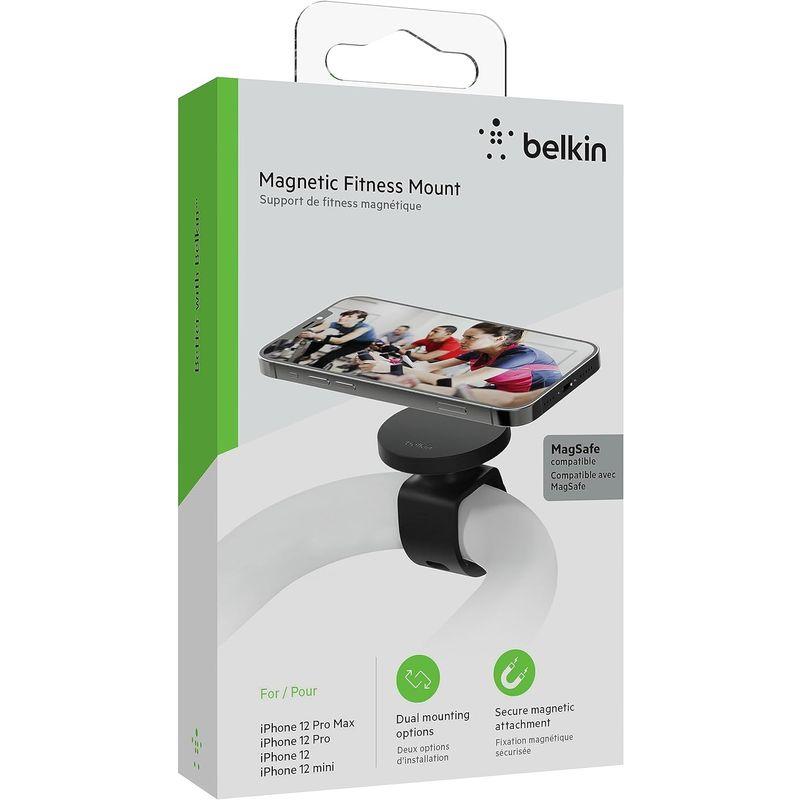 Belkin iPhone 15 / 14 / 13 / 12 シリーズ用フィットネスマウント MagSafe対応 MMA005btBK｜tree37｜06