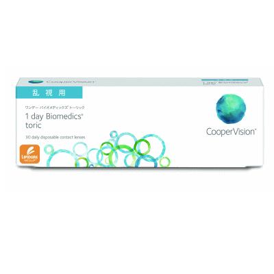 1Day Biomedhics Toric ワンデーバイオメディックストーリック 1箱30枚入 クーパービジョン 1日交換 ワンデー 1day コンタクト レンズ 乱視用　要処方箋　爆買 | バイオメディックス
