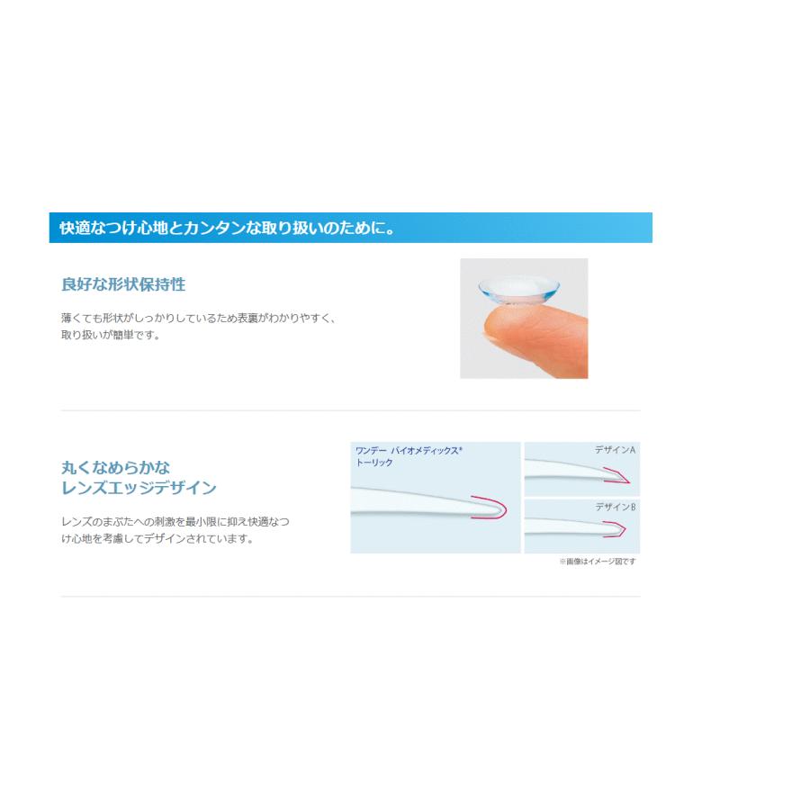 1Day Biomedhics Toric ワンデーバイオメディックストーリック 1箱90枚入 クーパービジョン 1日交換 ワンデー 1day コンタクト レンズ 乱視用　要処方箋　 | バイオメディックス | 06