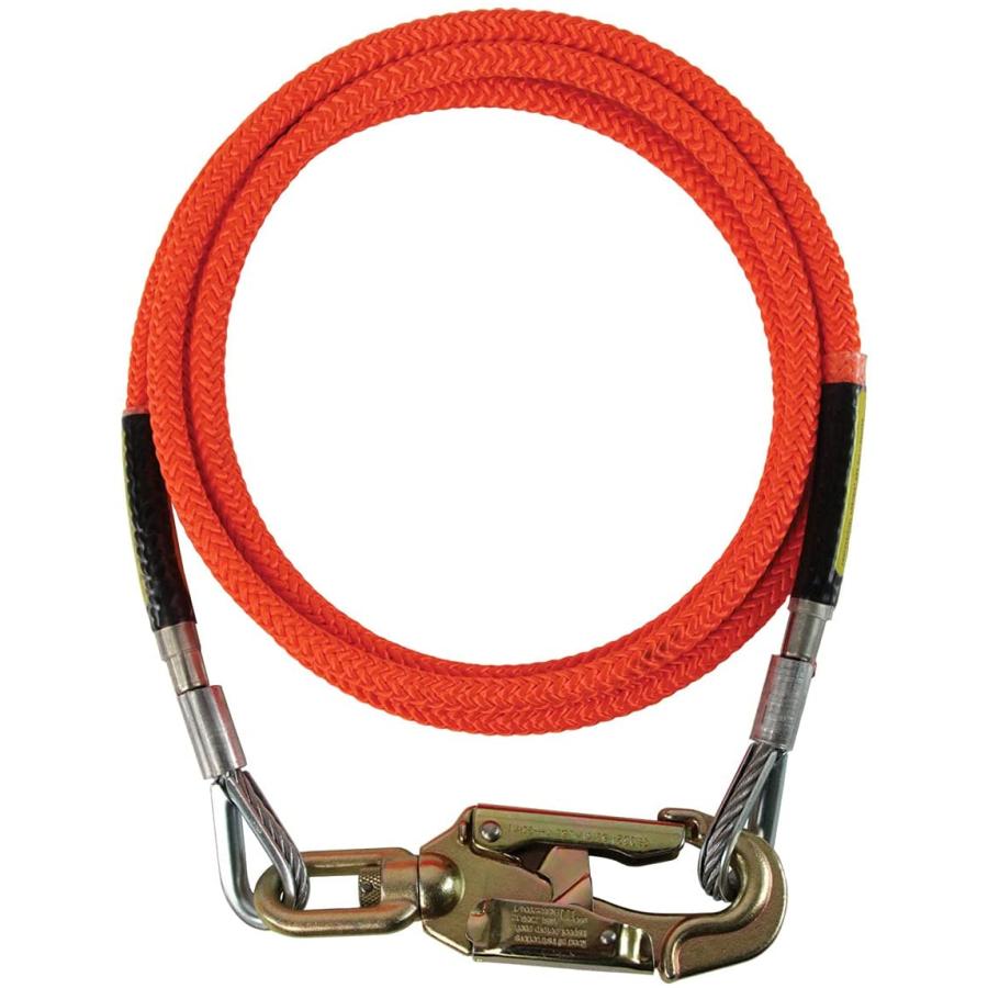 CLIMB RIGHT ワイヤーコア ランヤード 12mm 3m スチールスイベル 