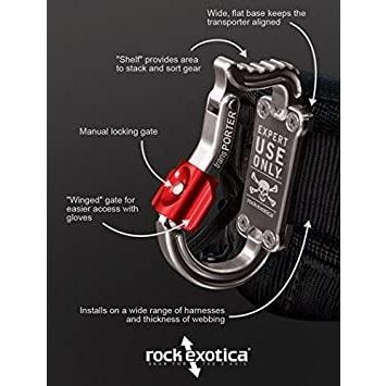 Rock Exotica トランスポーター ツール キャリア ハーネス ラッキング カラビナの画像