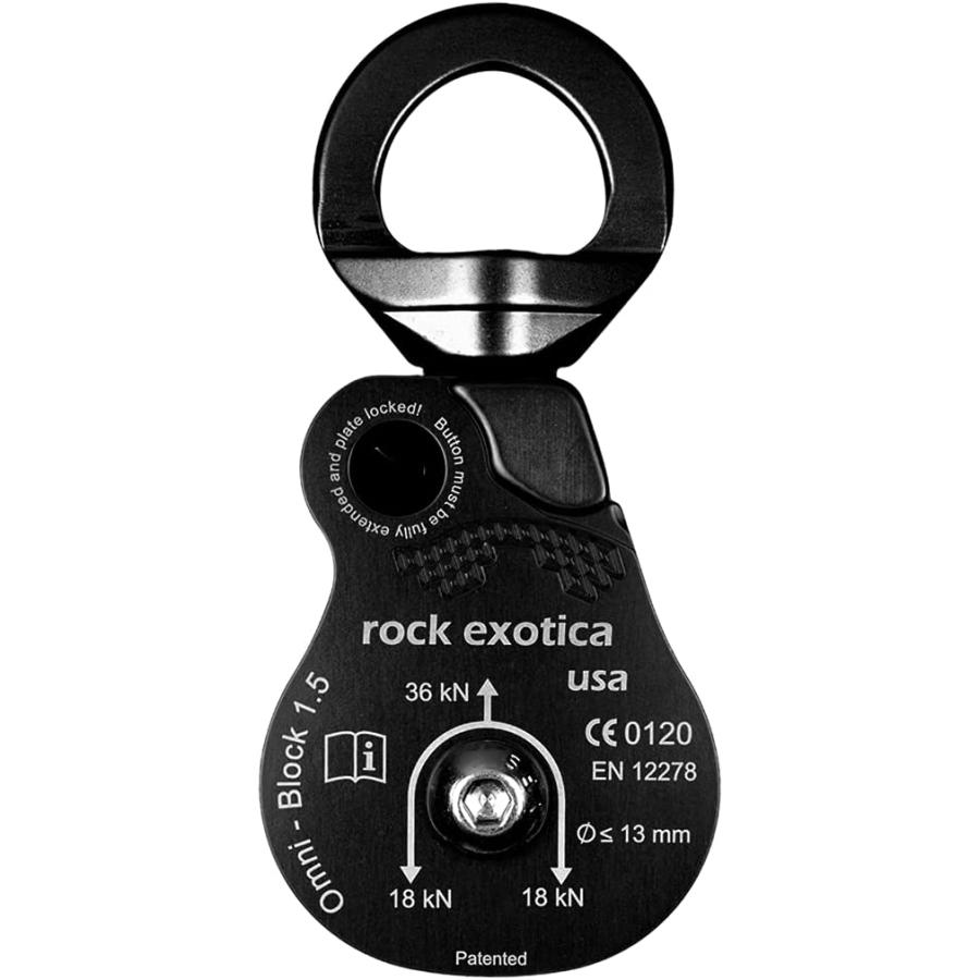 Rock Exotica omni-Block 1.5 シングル ブラック ロックエキゾチカ オムニブロック プーリー リギング ツリーケア  :YG-3JTQ-GOFP:TREE GEAR Yahoo!ショップ - 通販 - Yahoo!ショッピング
