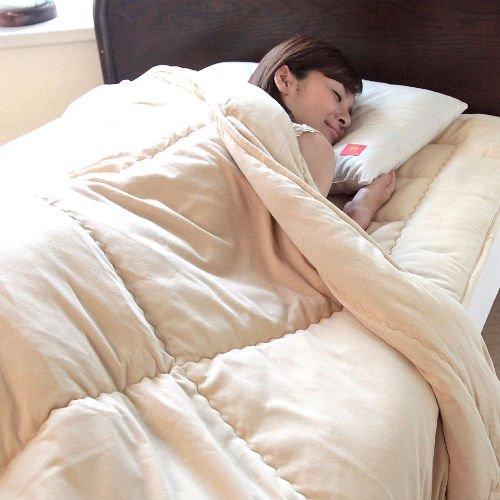 モリリン㈱キャメル掛け布団170cm×210cmベージュmuti0291 送料