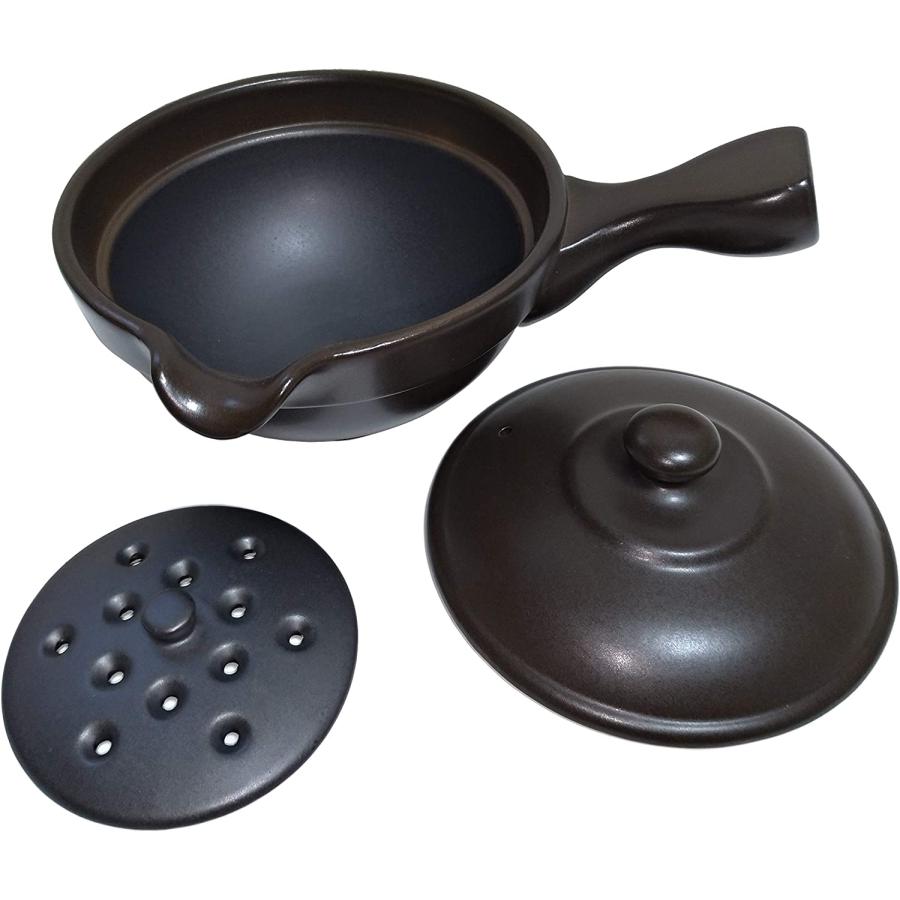 在庫僅少！】磁性鍋 電子レンジ専用調理器 片手鍋 「鍋、ふた、スノコ