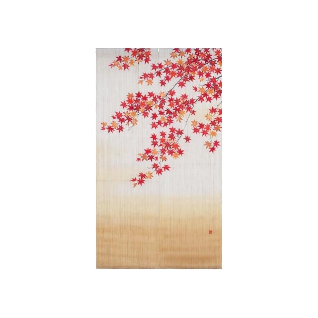 送料無料 沖縄 北海道除外 のれん 手描き 紅葉の宴 もみじのうたげ 京都 洛柿庵 麻 150ｃｍ もみじ 秋 和 モダン 暖簾 壁掛け 四季 春夏秋冬 11 Ru 生活セレクトショップトレフール 通販 Yahoo ショッピング