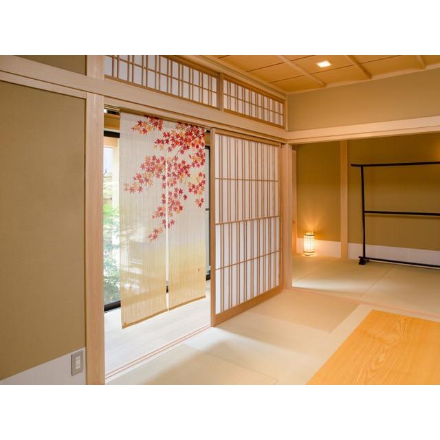 送料無料 沖縄 北海道除外 のれん 手描き 紅葉の宴 もみじのうたげ 京都 洛柿庵 麻 150ｃｍ もみじ 秋 和 モダン 暖簾 壁掛け 四季 春夏秋冬 11 Ru 生活セレクトショップトレフール 通販 Yahoo ショッピング