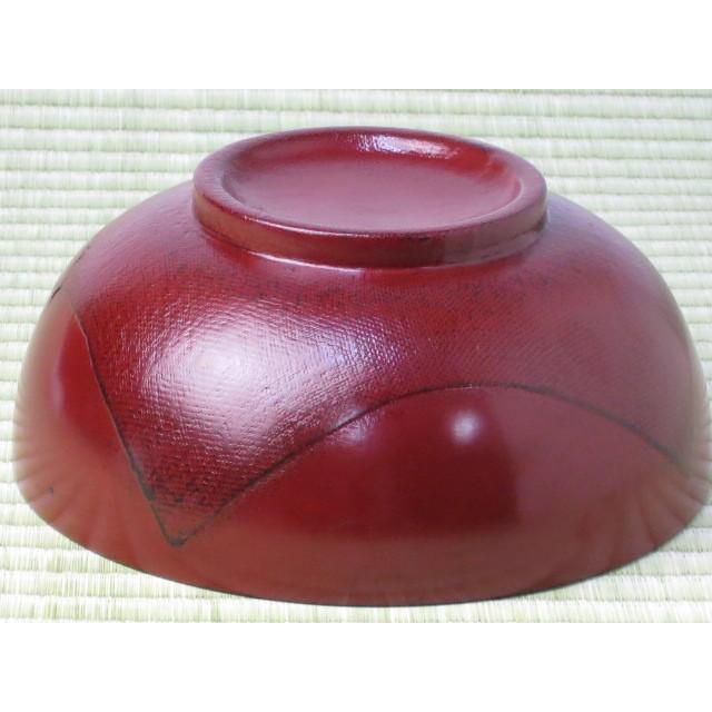 木製 布張り ラーメン鉢 根来 ( 赤 ) or 曙 黒 丼 どんぶり お椀 大鉢