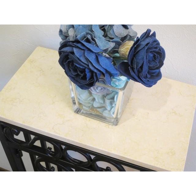 コンソールテーブル アイアンフレーム ミニサイズ 大理石 玄関 インテリア 送料無料(沖縄除外) |  | 02