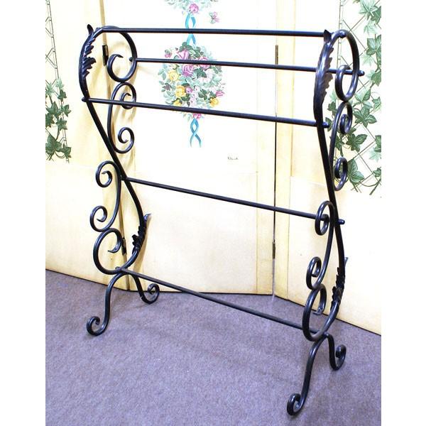 SALE セール アイアン製 タオルハンガー ブラック BK タオル掛け 送料無料(沖縄除外) |  | 04