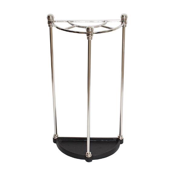 アンブレラスタンド 傘立て 半円 セレブリティ ハーフラウンド シルバー 高級 レインラック 雨の日グッズ アイアン製 送料無料(沖縄除外) | 