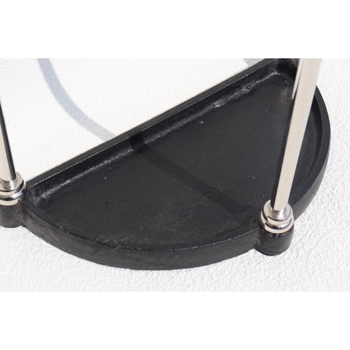 アンブレラスタンド 傘立て 半円 セレブリティ ハーフラウンド シルバー 高級 レインラック 雨の日グッズ アイアン製 送料無料(沖縄除外) |  | 04