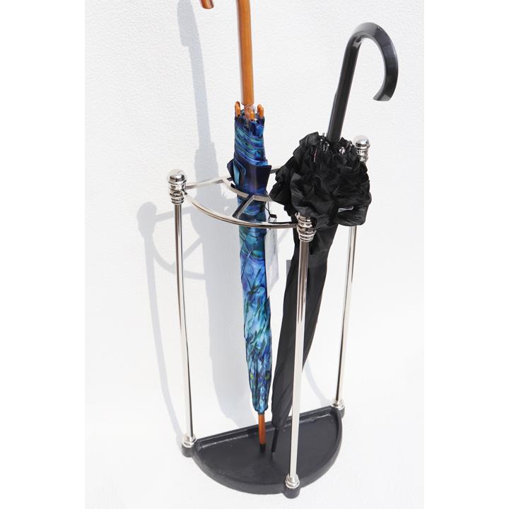 アンブレラスタンド 傘立て 半円 セレブリティ ハーフラウンド シルバー 高級 レインラック 雨の日グッズ アイアン製 送料無料(沖縄除外) |  | 05