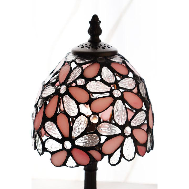 ステンドランプ ピンクフラワー 1 9 2 ( 花 フラワー ピンク PINK