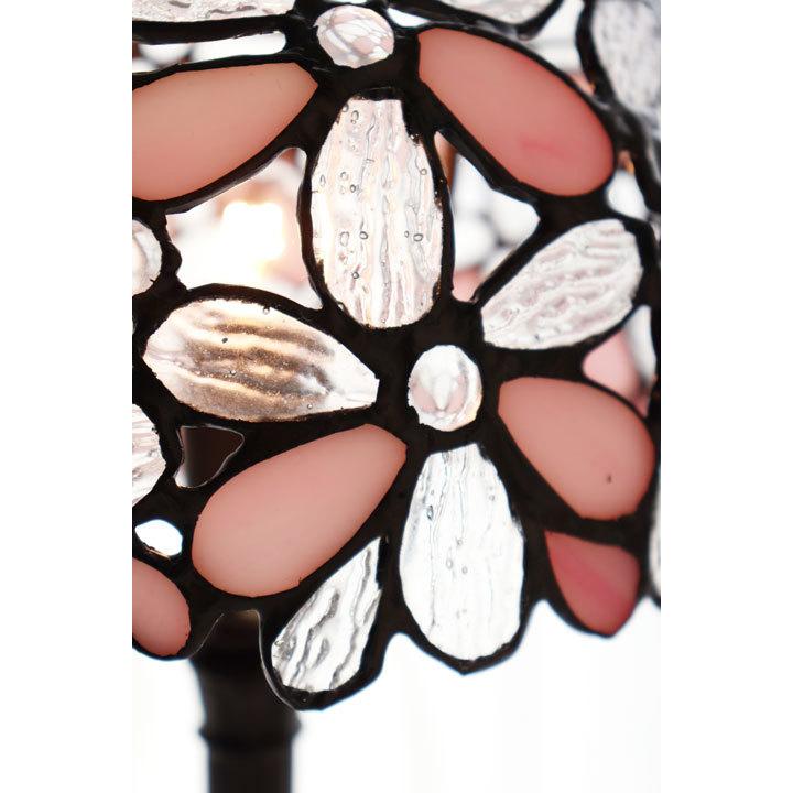 ステンドグラス テーブルランプ ステンドランプ 照明 H33cm 花 フラワー ステンドグラス テーブルランプ ステンドランプ 照明 H33cm 花 フラワー