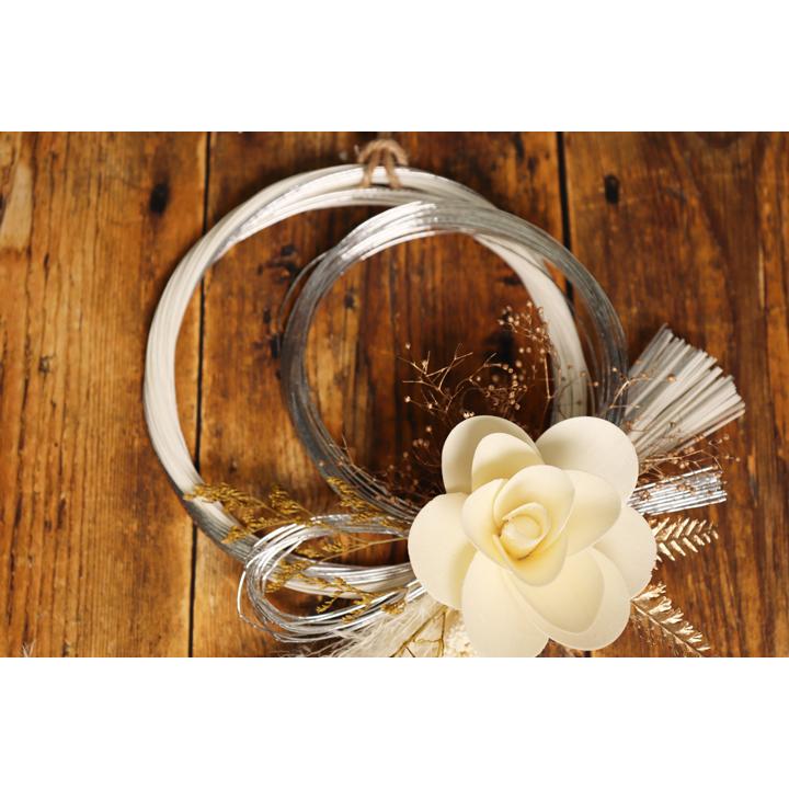 ドライフラワー 結び お正月飾り ( 和洋 水引 正月 ドア飾り おしゃれ