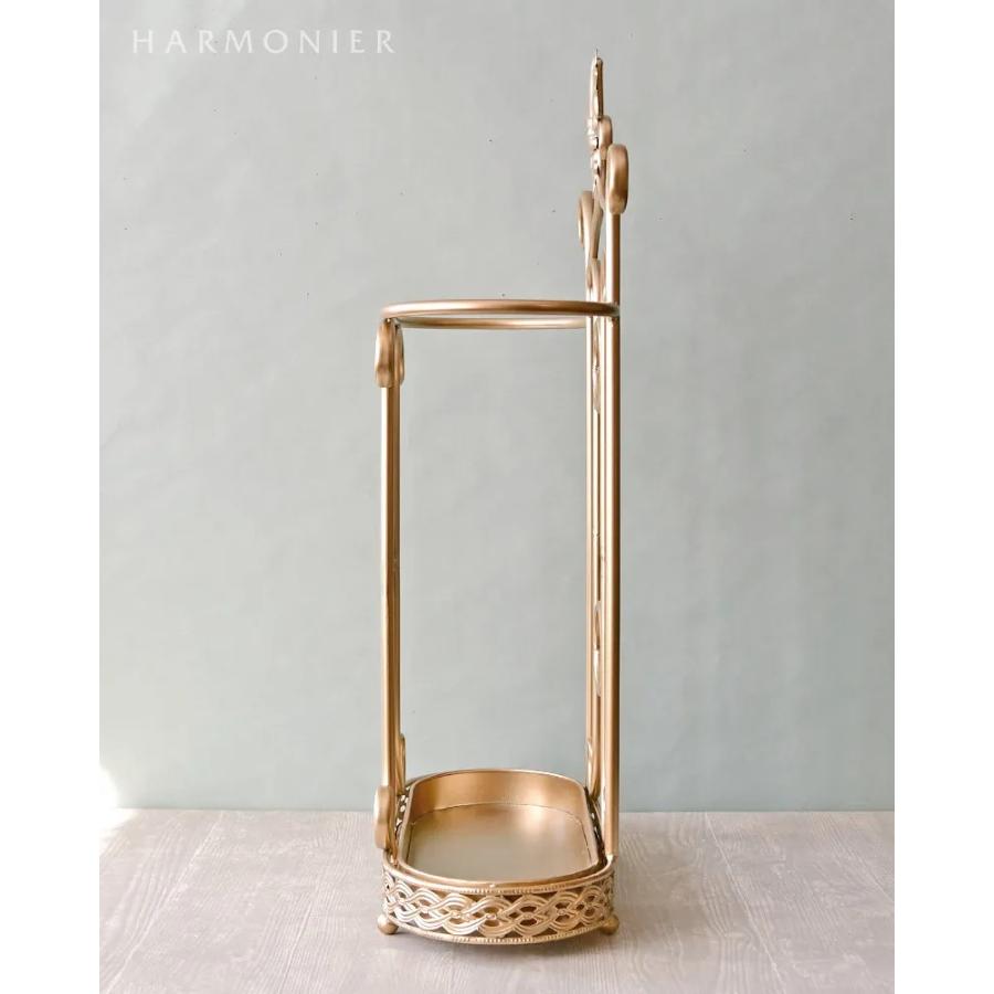 アラベスク アンブレラスタンド オーバル ゴールド 傘立て 雨の日グッズ　アイアン製 ハルモニア HARMONIER 豪華 洋風 素敵 高級感 おしゃれ |  | 02
