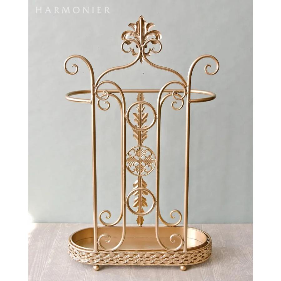 アラベスク アンブレラスタンド オーバル ゴールド 傘立て 雨の日グッズ　アイアン製 ハルモニア HARMONIER 豪華 洋風 素敵 高級感 おしゃれ |  | 03