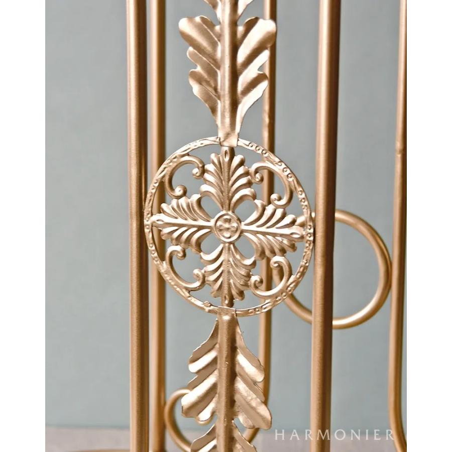 アラベスク アンブレラスタンド オーバル ゴールド 傘立て 雨の日グッズ　アイアン製 ハルモニア HARMONIER 豪華 洋風 素敵 高級感 おしゃれ |  | 05