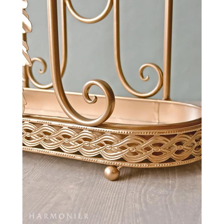 アラベスク アンブレラスタンド オーバル ゴールド 傘立て 雨の日グッズ　アイアン製 ハルモニア HARMONIER 豪華 洋風 素敵 高級感 おしゃれ |  | 07