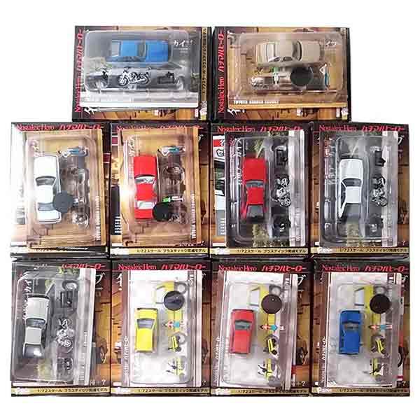 【10SET】 エフトイズ 1/72 Nostalgic Hero ハチマルヒーロー 名車アーカイブ Vol.1 シークレットを含む全10種セットの画像