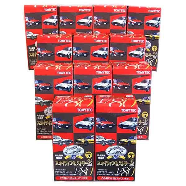 【12SET】 トミーテック 1/80 ザ・カーコレクション 80 Vol.3 地上地平ヒストリー2 全12種仕掛ける(ないしょ事を含まない) ミニカー-模型、プラモデル