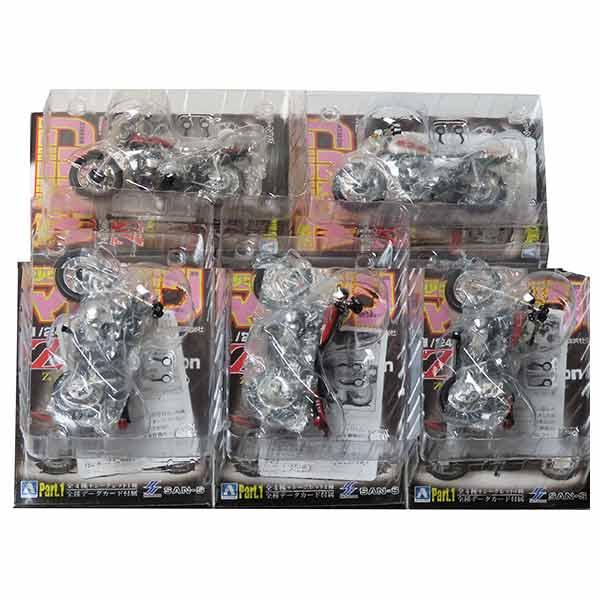 5SET】 サンエス 1/24 週刊少年マガジン カスタムバイクコレクション