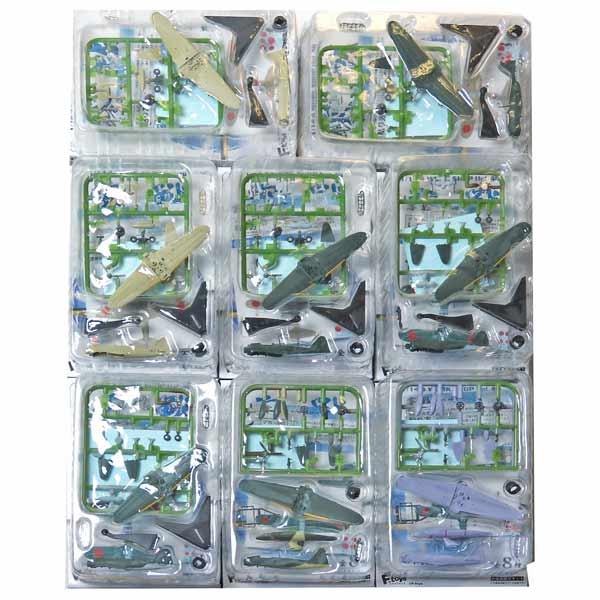 8SET】 エフトイズ 1/144 零戦 THE BEST 全8種セット 日本軍 戦闘機 半