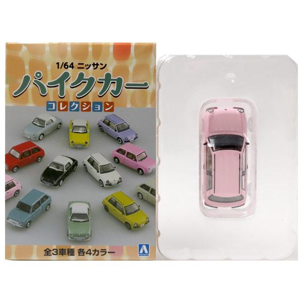 3】 アオシマ 1/64 パイクカーコレクション Be-1 ピーチピンク