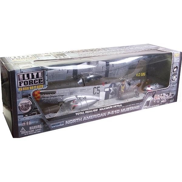 【新品未使用品】ELITE FORCE P-51Dマスタング 1/18 4147】 BBI 1/18 エリートフォース ノースアメリカン P-51D マスタング