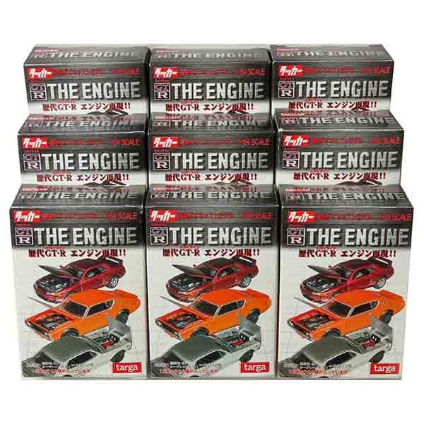 タルガ　ミニカー1/64 セット ９台 9SET】 タルガ タッカー 1/64 GT-R THE ENGINE 全9種セット