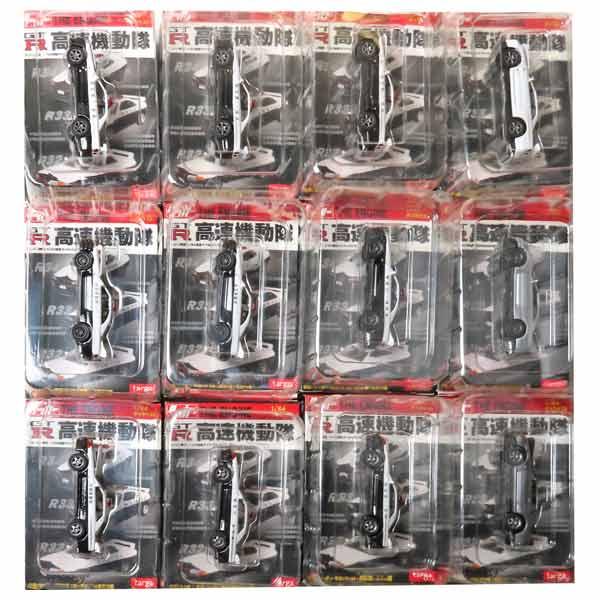 新品未使用　タッカー GT-R 高速隊　ミニカー　スカイライン　レトロ 12SET】 タルガ タッカー 1/64 GT-R THE ENGINE 高速機動隊 全12種
