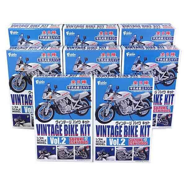 174円 最高級 8set エフトイズ 1 24 ヴィンテージバイクキット Vol 2 スズキ Gsx1100s カタナ 全8種セット