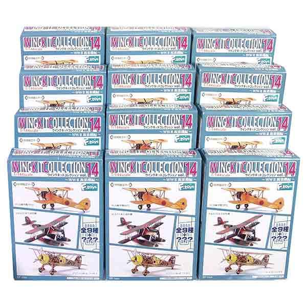 【12SET】 エフトイズ 1/144 ウイングキットコレクション Vol.14 WWII 複葉機編 シークレットを含む全12種セット | ファインモールド