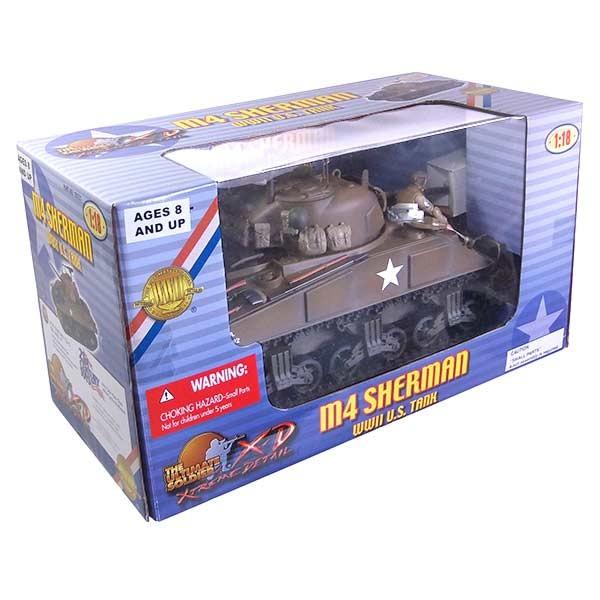 1217】 21st Century Toys 1/18 US M4 シャーマン 戦車 単品