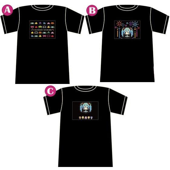 タイトー 初音ミク イルミネーション Tシャツ ブラック 全6種セット 
